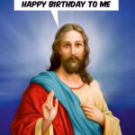 Jesus happy birthday Card